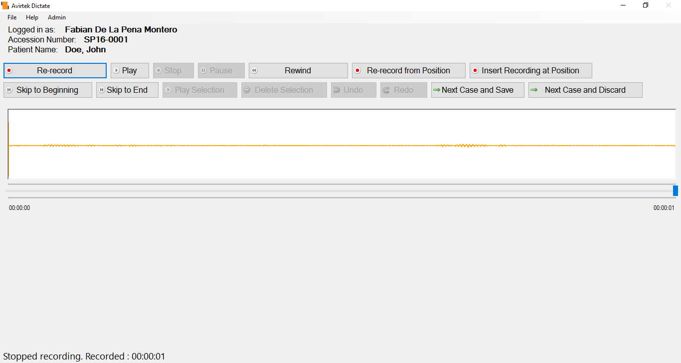 Avirtek Dictate Software